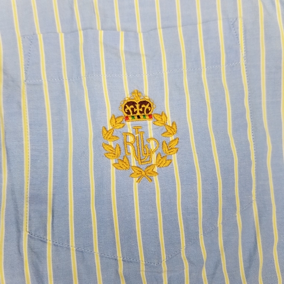 Ralph Lauren ButtonzUp sleeveless womns sz 10 blue - Picture 3 of 7